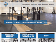 Tablet Screenshot of crossfitlakegeorge.com